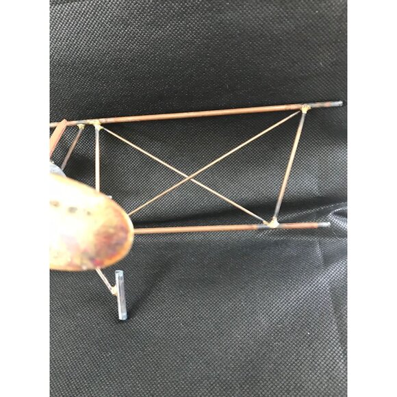 Vintage 1980's Airplane Propeller Metal Wall Art Décor Handmade One Of A Kind - Picture 5 of 10